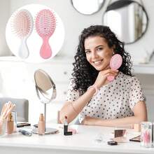 Set da 18 pezzi per regali da sposa e damigella, include 6 scrunchies, 6 fermagli per capelli quadrati e 6 spazzole per capelli, ideale per il matrimonio e la festa di addio al nubilato