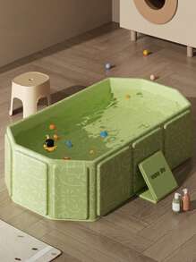 Portable Foldable Home Bathtub, Large & Extended Washing & Bathing Basin, Thickened Composite Board Bathtub, Hot Water Insulation Bathing Tub, Family Fun Water Play Pool, Ball Pit Bathroom Accessories Back To School