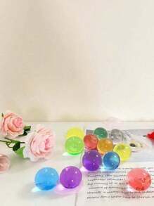 500pcs Jumbo Hydrogel Beads, Water Pearls, Water Jelly Beads For Vase Fillers, Indoor Potted Plant Moisture Retention, Long-Lasting Water Storage, Also Suitable For Christmas, Halloween, Weddings, Graduation, Thanksgiving, Mother's Day, Office & Home Decor
