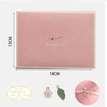 Carta da lettere con buste, carta da lettere floreale, carta da lettere vintage floreale con stickers e nastri in chiffon, 4 fogli con 2 buste, per il ritorno a scuola