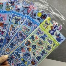 Disney 6pcs/9pcs Stitch DIY Decorative Stickers For Computer Desk And Mobile Phone