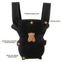 1pc Baby Carrier, Adjustable Comfortable Front & Back Straps, Ergonomic M-Type Seat, Multiple Carrying Positions, Suitable For Newborns To Toddlers, All Seasons, Hiking And Shopping, Perfect Baby Shower Gift