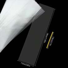 100/200/800pcs Clear Long Cellophane Bags Candy Lollipop Cookie Plastic Packaging Bag For Wedding Birthday Party Favor Decor Supplies