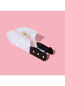 1pc Women's New Bangs Clip Acetate Small Clip Medium Size Quirky Girl Style Bangs Hair Clip Clamp Hair Claws Claw Clips Hair Clips Hair Jaw Clip Hair Clamps Hair Clutch Hair Catcher Clip - White - View 5