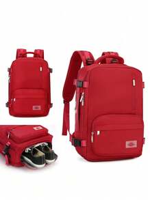 Myco Mochila de alta capacidad expandible, equipaje de mano aprobado por aerolíneas, mochila de viaje con compartimento para portátil de 15,6 pulgadas, resistente al agua