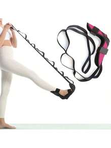 1PC Ankle Extender, Tandem Control, Foot Pedal Resistance Band, Ankle Ligament, Stretchable Support Band, Yoga Foot Sole Stretching Band, Foot Drop Stretching Band, Yoga Shaping, Body Care Exercise, Fitness Exercise, Tension Rope, Festival Gift, Eid Al-Adha Gift, Mother's Day, Father's Day - Hot Pink - View 5