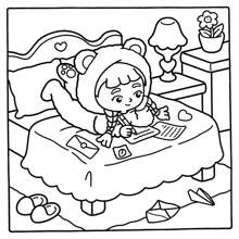 Veggie Girl: Libro da colorare carino con un design rilassante e semplice per rilassarsi, libro da colorare carino e accogliente per alleviare lo stress, perfetto per rilassarsi, passare il tempo o come regalo per amici, coppie e famiglia!, Ritorno a scuola, Forniture scolastiche