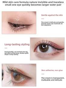 1pc 5ml Korean Double Eyelid Shaping Cream, Natural Invisible Quick Drying Adhesive Double Eyelid Fixing Cream