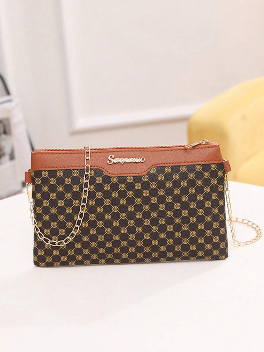 New 2025 Fashion Designer Korean Style Multi-Purpose Printed Shoulder Bag, Messenger Bag, Clutch, Suitable For Daily Commute Luxury Bags - Multicolor - View 1