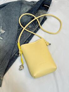 Mini New Fashion Versatile Bucket Crossbody Bag For Women Wallet Purse Wallet Wallet - Yellow - View 6