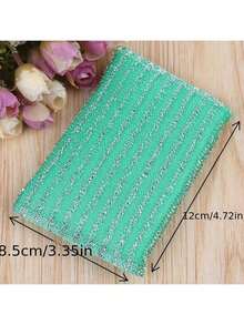 5/10 件装洗碗海绵黑白双面加厚海绵厨房清洁洗碗布锅擦魔术湿巾厨房浴室家居家居用品