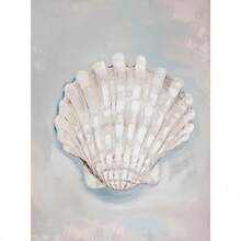 1pc Preppy Summer Coastal Oyster Sea Shell Posters And Printed Canvas Painting Wall Art Pictures Home Interior Decor Optional Frame ,Wall Art With Frame - Multicolor - View 28
