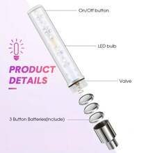 1pc Bicycle 5 LED Wheel Light, Spoked Tire Light, Valve Cap Light, Outdoor Cycling Equipment