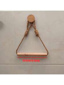 1 Stück dekorativer hängender Toilettenpapierhalter - platzsparender Toilettenpapier-Spender mit einfachem Rollenwechsel - Badezimmer-Accessoires für moderne Häuser, Haushaltsartikel, Tisch - Verschiedenfarbig - Übersicht 4