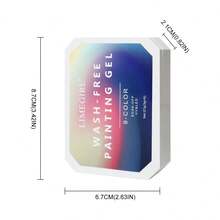 免洗渐变绘画凝胶套装，春夏 9 色浸泡 9 色渐变凝胶指甲油，含 50 块指甲海绵和 4 个爪式金属抓取器，渐变指甲海绵，法式美甲 DIY 美甲，适用于沙龙和家庭美甲 DIY