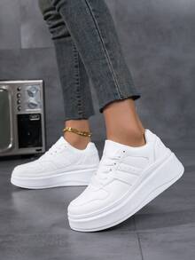 DJSUNNYMIX 女士休闲运动鞋厚底厚底鞋