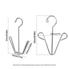 1/2 pièces en acier inoxydable robuste et durable, crochets, support minimaliste pour chaussures et vêtements, support de séchage pour vêtements de balcon, support de séchage multifonctionnel, support à chaussures pour fenêtre de balcon, support à chaussures, adapté pour dortoir étudiant, anniversaire, Noël, Halloween, cadeau de Thanksgiving, fournitures de rentrée scolaire, pour une utilisation intérieure et extérieure à la maison