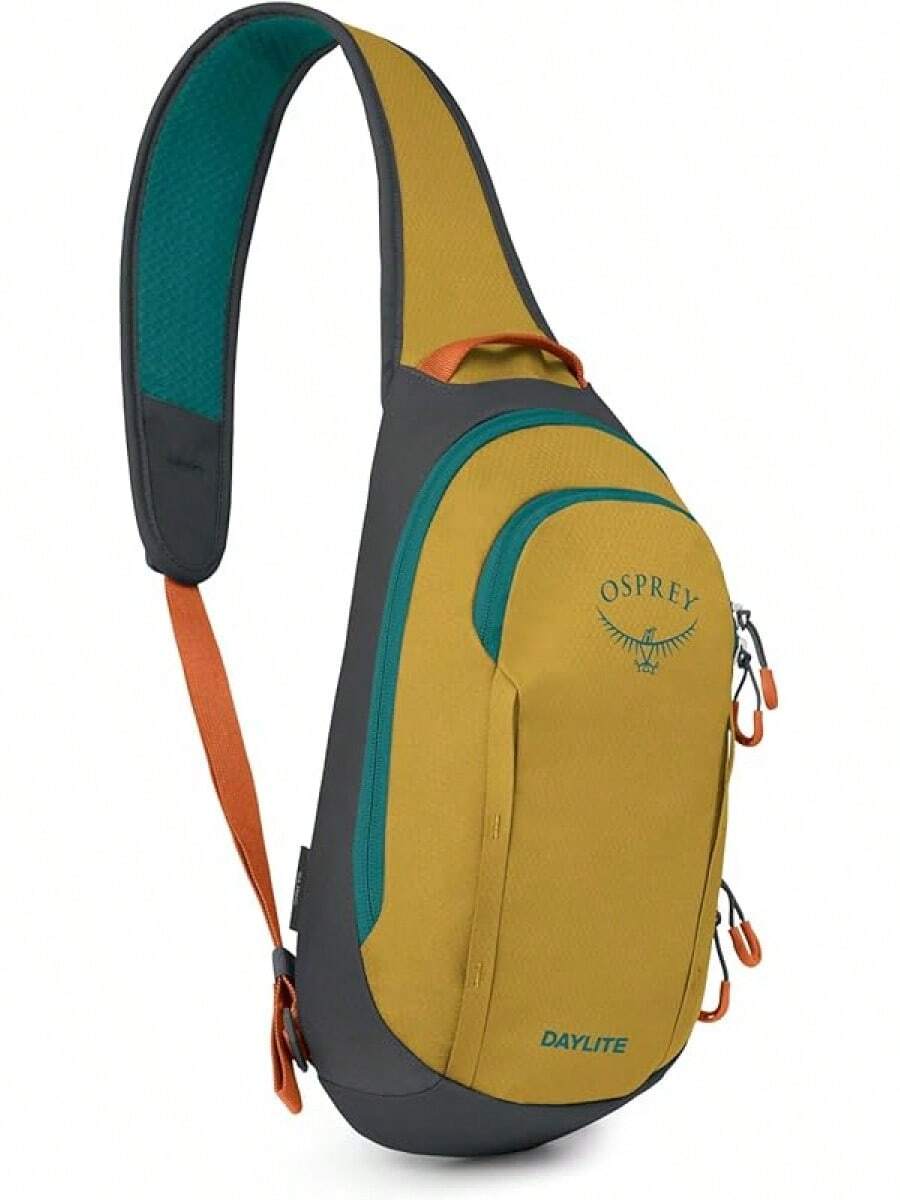 Valentine's Day Bolsas Gift Osprey Daylite Shoulder Sling Bag – Compact Crossbody Backpack For Everyday Carry, Festivals, And Lightweight Travel - Tumbleweed Yellow/Tunnel Vision - Xem 1