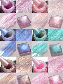 XUANYIZHI 1 件 9 件套极光冰透明指甲油凝胶套装，全息闪光指甲用品，非常适合初学者美甲 DIY 礼物 - 彩色 - 查看 4