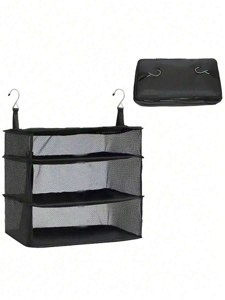 Travel Organizer Travel Luggage Bag Hanging Packing Cubes With Hanging Shelves, Travel Essentials, Hanging Storage Bag Wall Storage Bag Door Storage Bag Clothes Storage Clothes Organizer Clothes Storage Box Closet Organizer For Boy Girl Men Women Student Unisex For Bedroom Home Clothes Storage Organizer Closet Organization And Storage