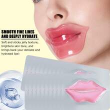 Xioimy 20 片胶原蛋白和透明质酸唇膜，深层保湿唇部护理，防止嘴唇干燥，保持双唇水润、丰满、亮泽，适合干燥的嘴唇 - 粉色 - 查看 5