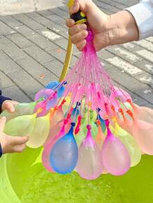 555pcs Water Balloons, Summer Toy, Water Balloon Games, Party Balloons, Essential For Valentine's Day, Mother's Day, Graduation Season