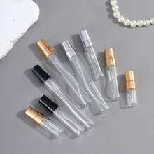 Juego de 20 botellas de vidrio recargables de 2ml, 3ml, 5ml y 10ml con tapa de metal de aluminio, botellas de spray de vidrio portátiles para muestra de perfumes