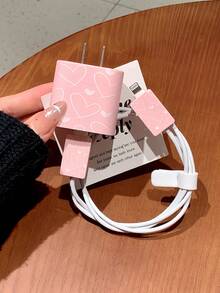 透明手机壳 + 充电器保护套 + 防摔保护套 适用于苹果手机 防水 防震 防摔 防刮