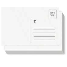 Blank Kraft Paper Postcard, Double Sided Writeable & Paintable, Mail Greeting Card, DIY Blank Card - Multicolor - View 2