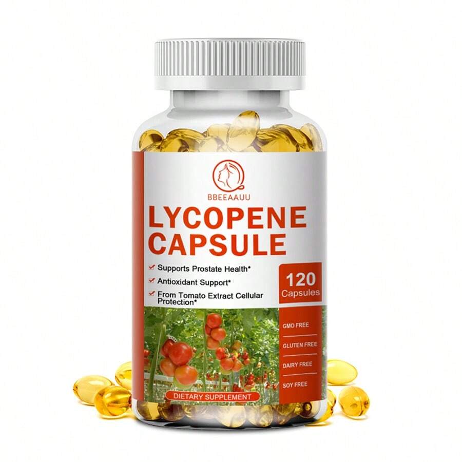 BBEEAAUU 120Caps Lycopene Capsules High Protency Antioxidant&Prostate Health Support - 120 chiếc - Xem 1
