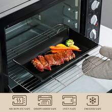 MALACASA 3 Pieces Ceramic Serving Plate Set, Black Poreclain, Serving Platters And 3-Tier Holders, Large Serving Platters And Tray Rack, Rectangular Serving Trays, 12 Inch - Black - View 6