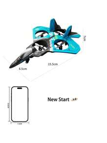 1pc Beginner Drone, Remote Control Drone And Beginner RC Airplane Light, Remote Control Quadcopter Helicopter With Auto Hover, Helicopter, Fighter Plane, 3D Flip, Foam Drone, Airplane Model, Fighter Jet Model, Suitable For Indoor Flying, Beginner Flight, Best Gift, Christmas, Christmas Gift, Birthday Gift, New Year Gift, Gift Box, Present