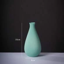 Creative Frosted Matte Unglazed Ceramic Vase European Style Simple Flower Arrangement Dried Flowers Living Room TV Cabinet Dining Table Home Decoration Ornaments Hydroponic Vase