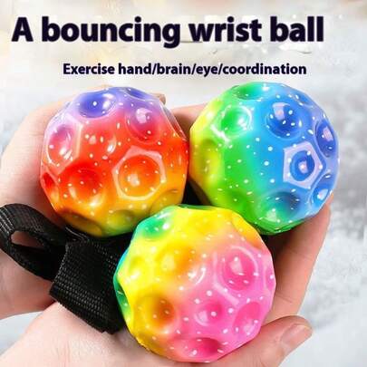 2025 New Arrival Starry Sky Bouncy Ball, Wrist Moon Stone Bouncy Ball, Stress Relief Rebound Glow High Elastic Flick Ball, Outdoor Stress Relief Small Toy Ball - Holiday Gift - Birthday Gift - Exquisite Gift Sewn Toy, Travel Toy, Classroom Stress Relief Toy, Mini Trinket, Bath Toy, Christmas Stationery, Stress Relief Ball, Birthday Gift - Christmas Gift - Halloween Gift - Perfect Gift - Gift