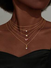 1Pc 925 Sterling Silver Necklace For Women Luxury Style Stackable Necklace Perfect For Daily Wear Bridal Jewelry Fine Jewelry