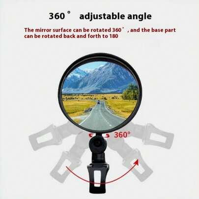 2件套婴儿推车后视镜便携式免安装凸面镜通用防走失助行器