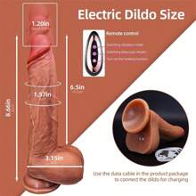Thrusting Dildo Realistic Huge Penis Vibrator Sex Toys With Suction Cup, 4IN1 Thick Dildo With Thrusting Swing Vibrating And Heating Modes Remote Control Big Dildos Vagina Stimulation Anal Pluge For Women Men