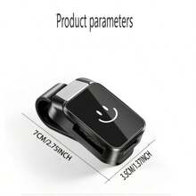 Car Glasses Holder Clip - Durable ABS Resin, Easy Installation For All Vehicle Models, Keeps Fashion Glasses Secure & Visible On Sun Visor, Fashion Glass Holder For Car