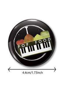 趣味图案徽章胸针、女士徽章、别针胸针、包包吊坠、服装配饰，适合送给朋友、家人、老师和同学的有趣礼物 - 彩色 - 查看 10