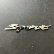 1pc Metal Car Badge "SPORT" Sticker, Applicable For Car Rear Trunk, Side Body Decoration Accessories - Multicolor - View 11