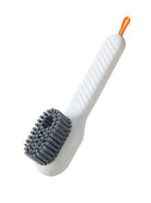 1pc Multi-Functional Shoe Brush With Liquid, Soft Bristle Shoe Cleaning Brush, For Shoes & Clothing, Household Use