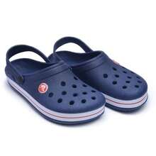 Unisex Comfortable Non-Slip Simple Beach Babouch Sandal - Xanh đậm - Xem 1
