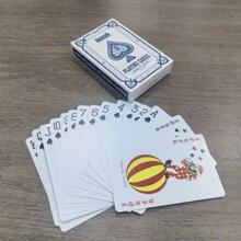 1 Juego (54 piezas) de Naipes de PVC de Alta Gama, Bridge; Juegos de Cartas Divertidos, Naipes de PVC de Alta Estética, Juegos de Mesa Cartas Mágicas, Cartas Gruesas Antideslizantes Impermeables y Antipliegue, Juegos de Cartas Divertidos, Fáciles de Barajar