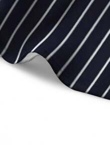 Men Clothes Long Sleeve Casual Stripe Shirt Fashion Top, Fall