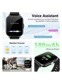 SIMSONLAB 2025 HOT Smartwatch For Women , Multi-Functional Smartwatch Support Notification Alert / Wireless Calling / Alarm, Fitness Tracker With Multi-Sport Mode , Weather Forecast , Compatible With Android & IOS, Fashionable Design,Valentine's Day Gift