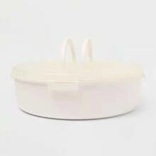 Large Round Packable Serving Set White - ™