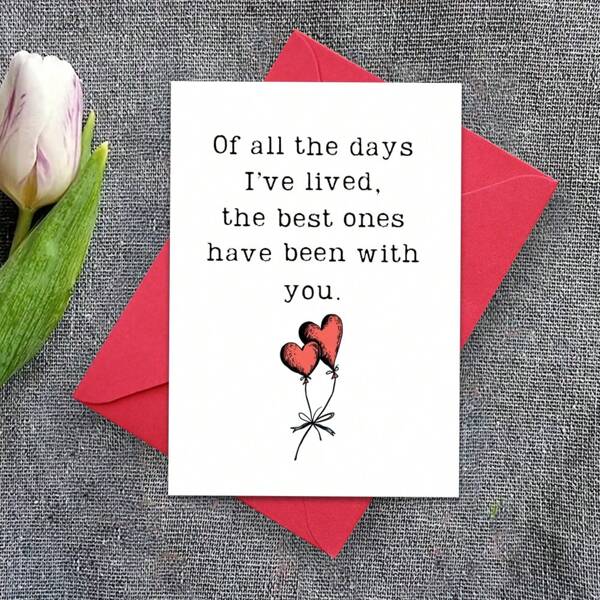 Liebes Karten für Ehefrau und Ehemann, Muttertag, Hochzeitstag, Valentinstag, Liebes Karten für Freundin und Freund, Jahrestag, Liebes Karten
