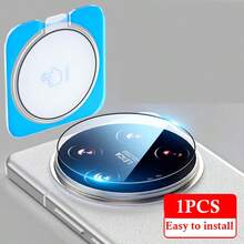 Tempered Glass Lens Protector For Xiaomi 15Ultra / 15, 14Ultra / 14 Phones With Installation Positioning Tool, Easy Installation, Quick Application, Scratch-Resistant, Bubble-Free Lens Protector - Clear - View 12