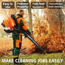 43CC Backpack Gas Leaf Blower Gasoline Powered Snow Blower 665CFM 2-Stroke - 1 - View 5