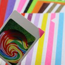 Set de 16 colores de esquinas de fotos DIY, 102 piezas/hoja, pegatinas decorativas hechas a mano para álbumes de fotos, esquinas fijas para scrapbooking